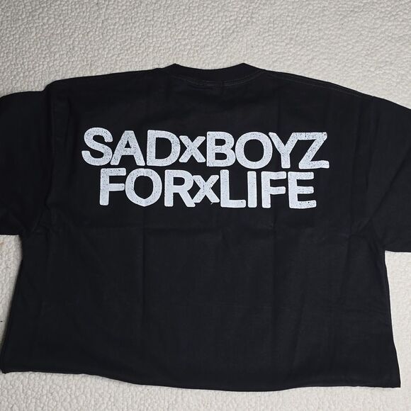 1297 New SAD BOYZ Angels Black T-Shirt Sz Large - Picture 6 of 7